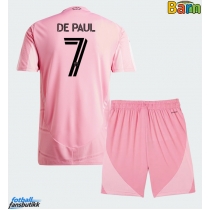 Inter Miami Rodrigo De Paul #7 Hjemmedraktsett Barn 2026-27 Kortermet (+ Korte bukser)
